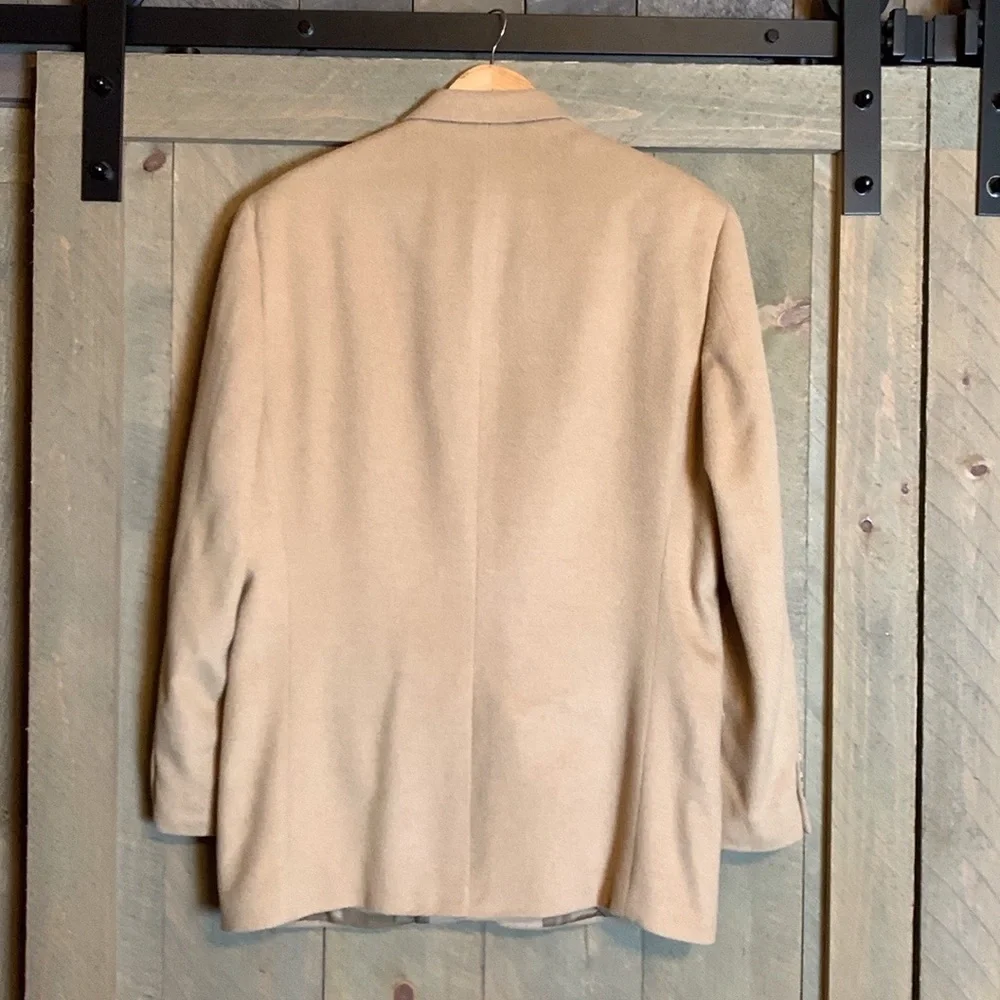 Lauren Ralph Lauren tan camel hair blazer jacket Size 44L